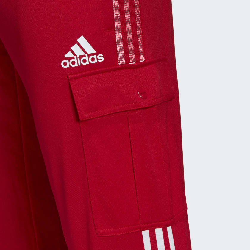 adidas mens Tiro Cargo Pant red - HC7705-ADIDAS by adidas | Available at Niky's Sports