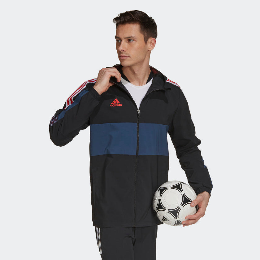 Tiro Men's Windbreaker - GU8243-ADIDAS by Adidas | Available at Niky's Sports