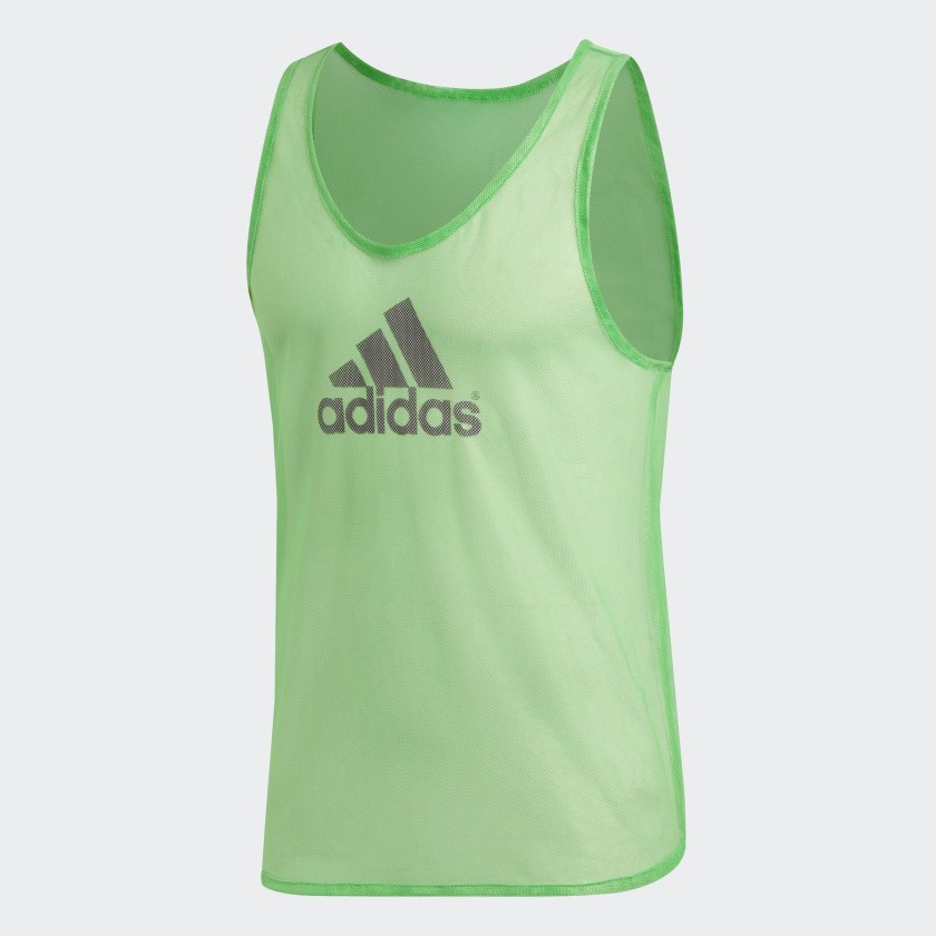 Pro Training Bib 20 - Green - FM4409-ADIDAS by Adidas | Available at Niky's Sports
