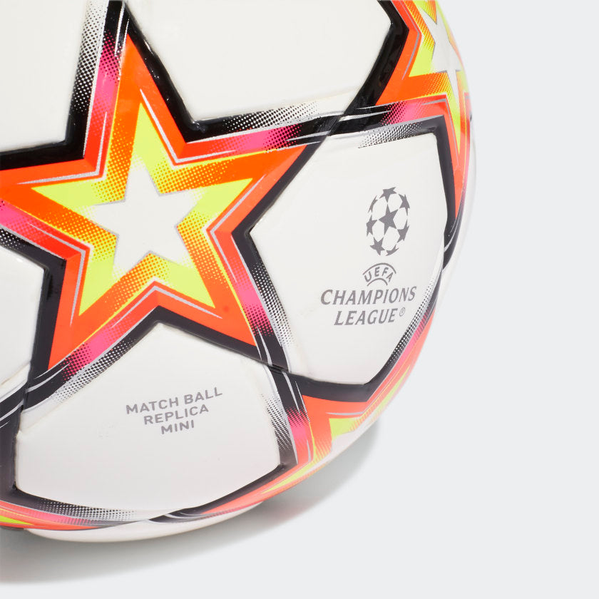 UCL MINI PYROSTORM SOCCER BALL - GU0207-ADIDAS by Adidas | Available at Niky's Sports