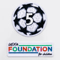 SportingID Uefa 5 + Foundation Badge Set Barcelona - UCL5+FOUNDATION-SPORTING ID by Sporting Id | Available at Niky's Sports