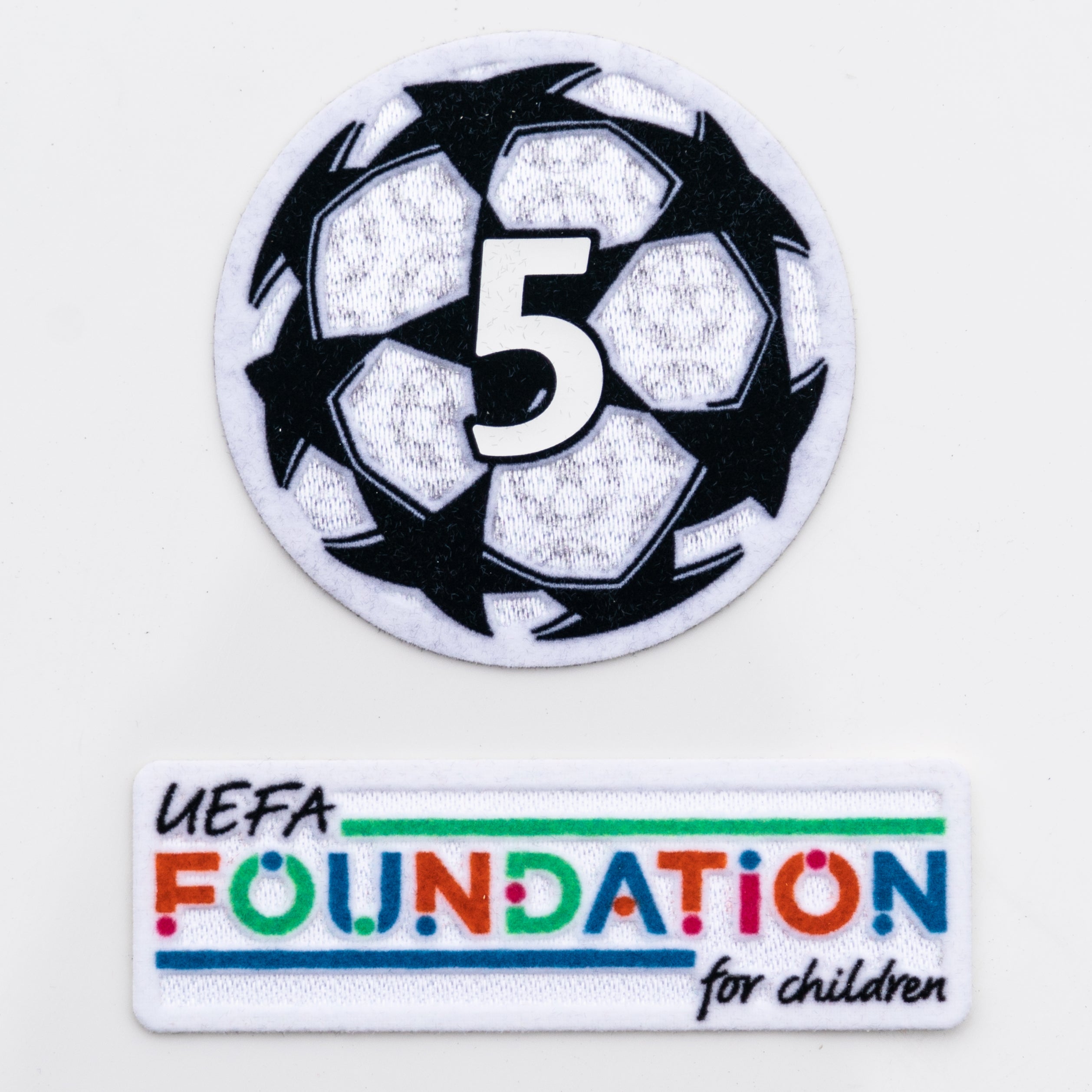 SportingID Uefa 5 + Foundation Badge Set Barcelona - UCL5+FOUNDATION-SPORTING ID by Sporting Id | Available at Niky's Sports