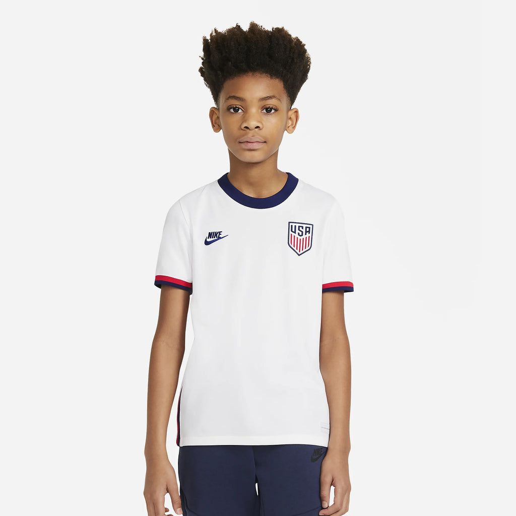 Youth USA Home Jersey 2021 - CD1060-100-NIKE by Nike | Available at Niky's Sports