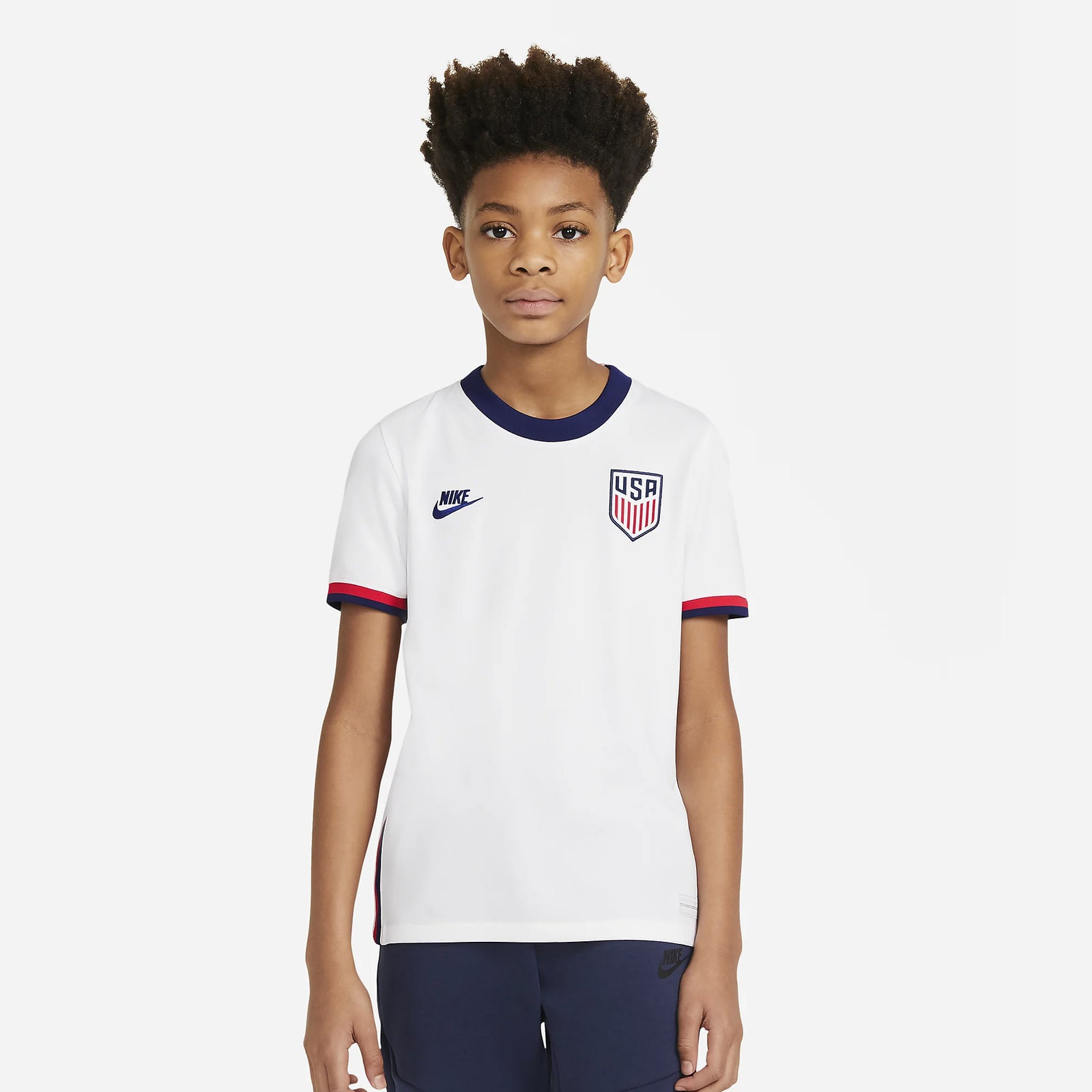 Youth USA Home Jersey 2021 - CD1060-100-NIKE by Nike | Available at Niky's Sports