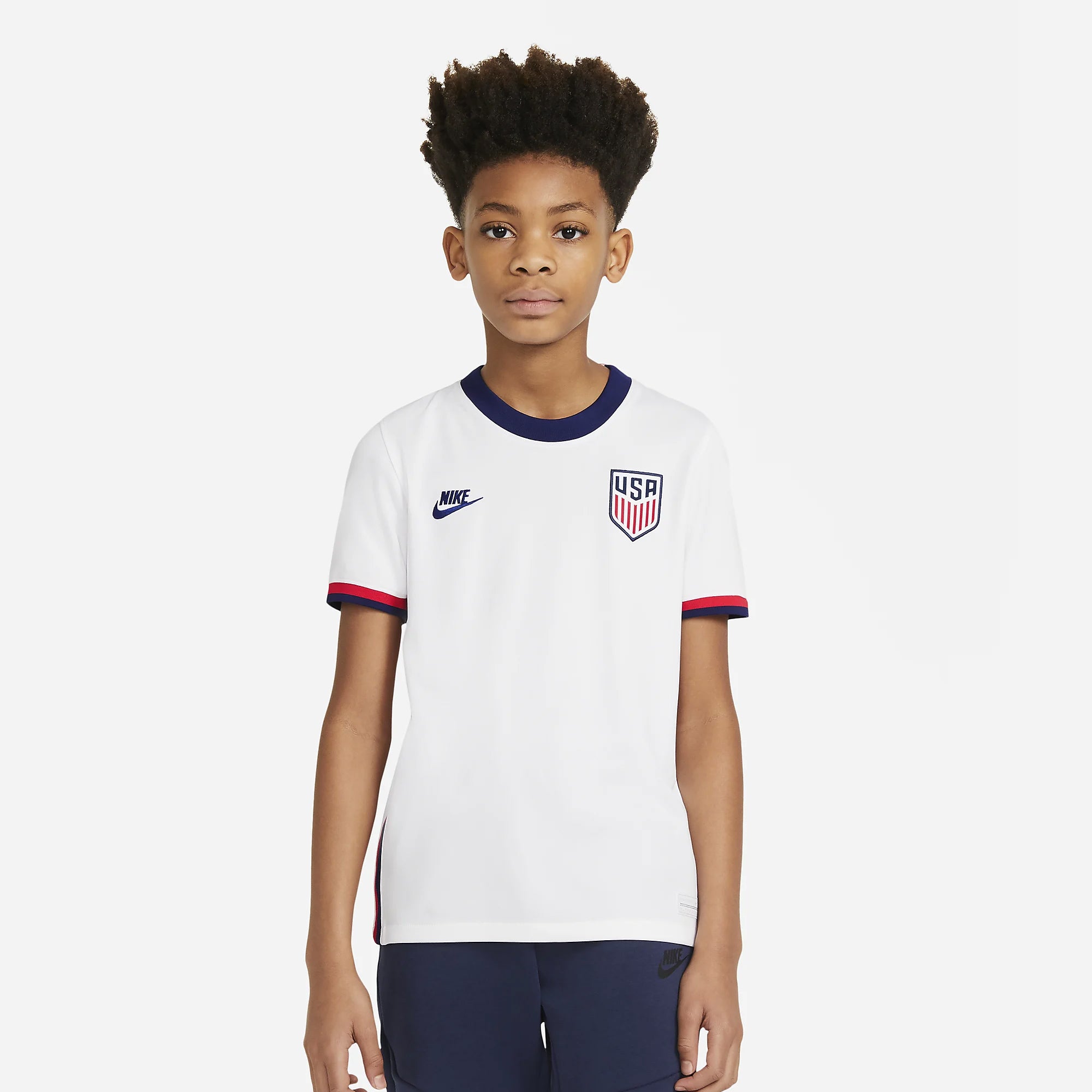Youth USA Home Jersey 2021 - CD1060-100-NIKE by Nike | Available at Niky's Sports
