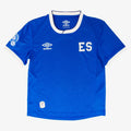 Youth El Salvador Home Jersey 2017 - UUB5S3ES01-U41-UMBRO by Umbro | Available at Niky's Sports