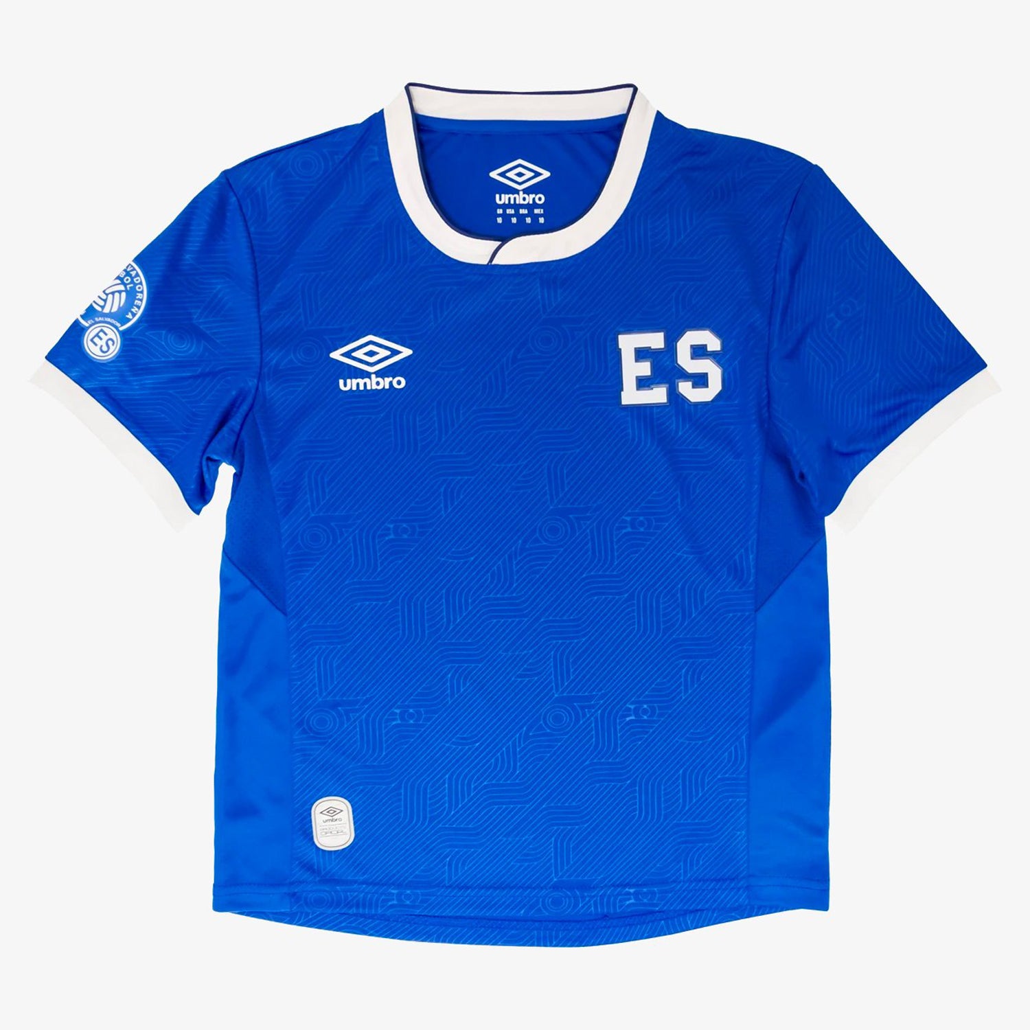 Youth El Salvador Home Jersey 2017 - UUB5S3ES01-U41-UMBRO by Umbro | Available at Niky's Sports