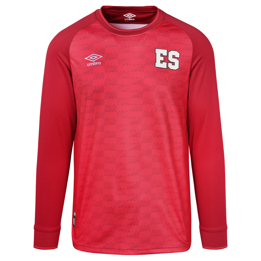 Umbro El Salvador Goalkeeper Long Sleeve Jersey 2023 - UUM1ESGK52201-KIT-UMBRO by Umbro | Available at Niky's Sports