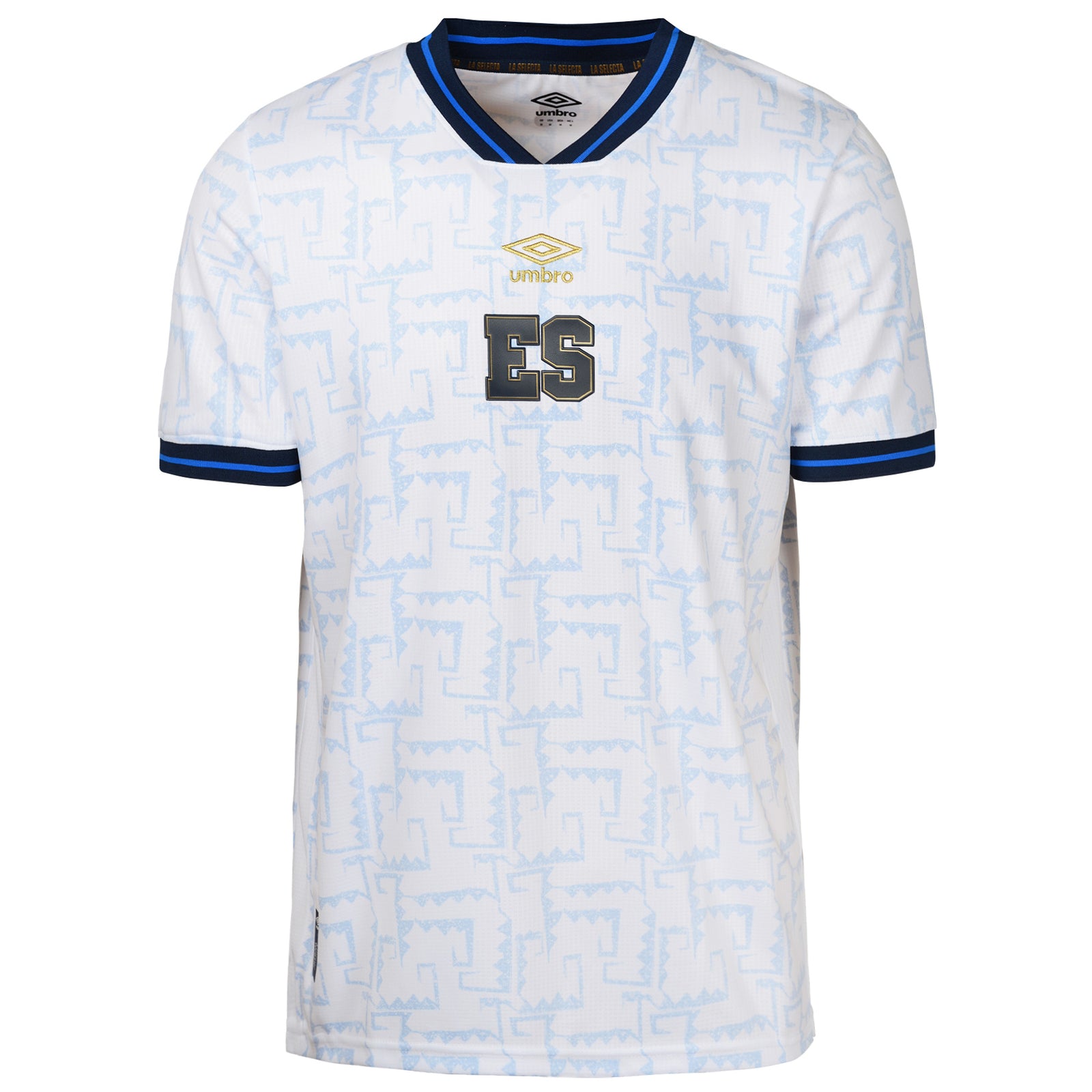 Umbro Men's El Salvador Away Short Sleeve Jersey 2023 - UUM1ESSO52201-U10-UMBRO by Umbro | Available at Niky's Sports