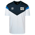 Umbro Mens El Salvador Training Jsy White 2023