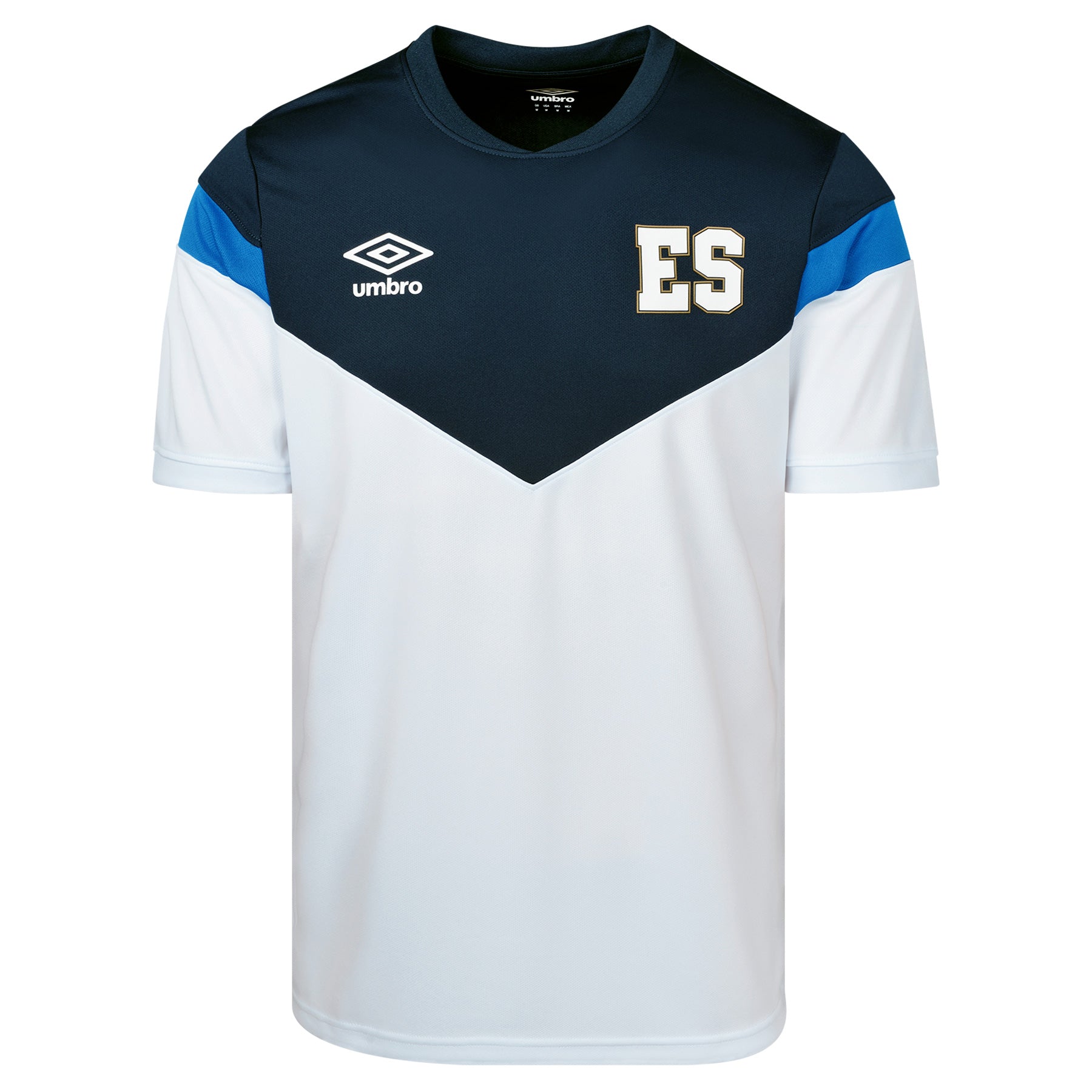 Umbro Mens El Salvador Training Jsy White 2023