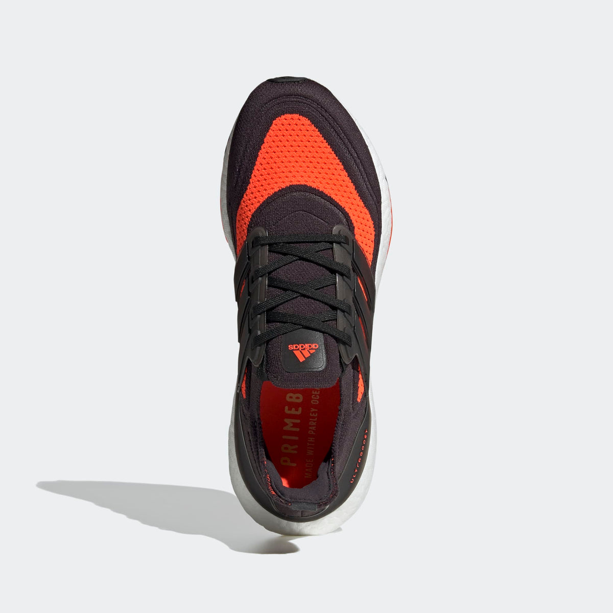 Adidas Running Ultraboost 21 Men s Shoes Carbon Black Solar Red 8 D