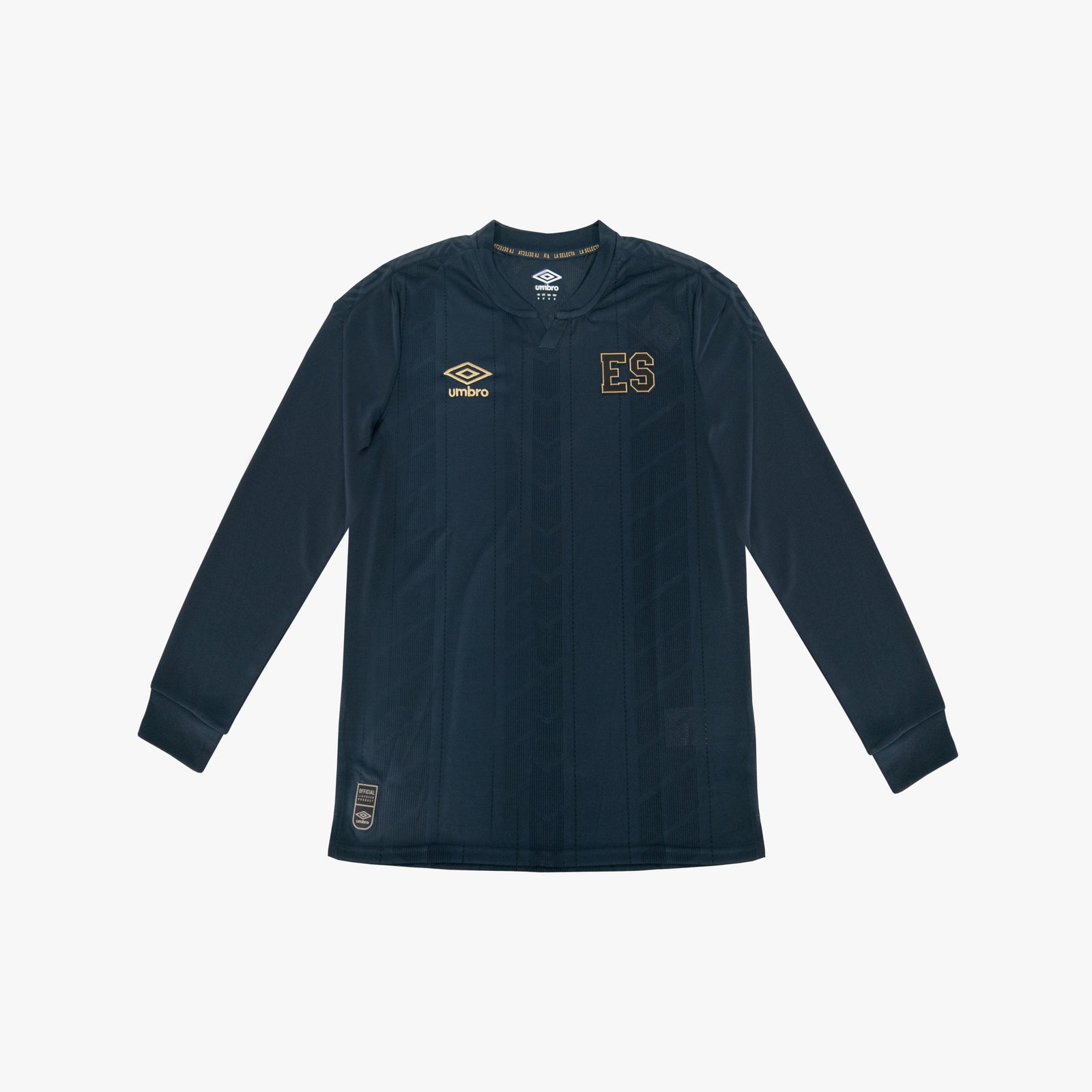 Umbro Men's El Salvador Third Long Sleeve Soccer Jersey - UUM1ESJS520211-U41-UMBRO by Umbro | Available at Niky's Sports