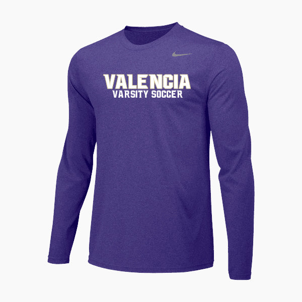 Nike Valencia Varsity Soccer Legend Top Long Sleeve PURPLE
