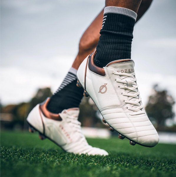 Unozero White Cali Soccer Cleats