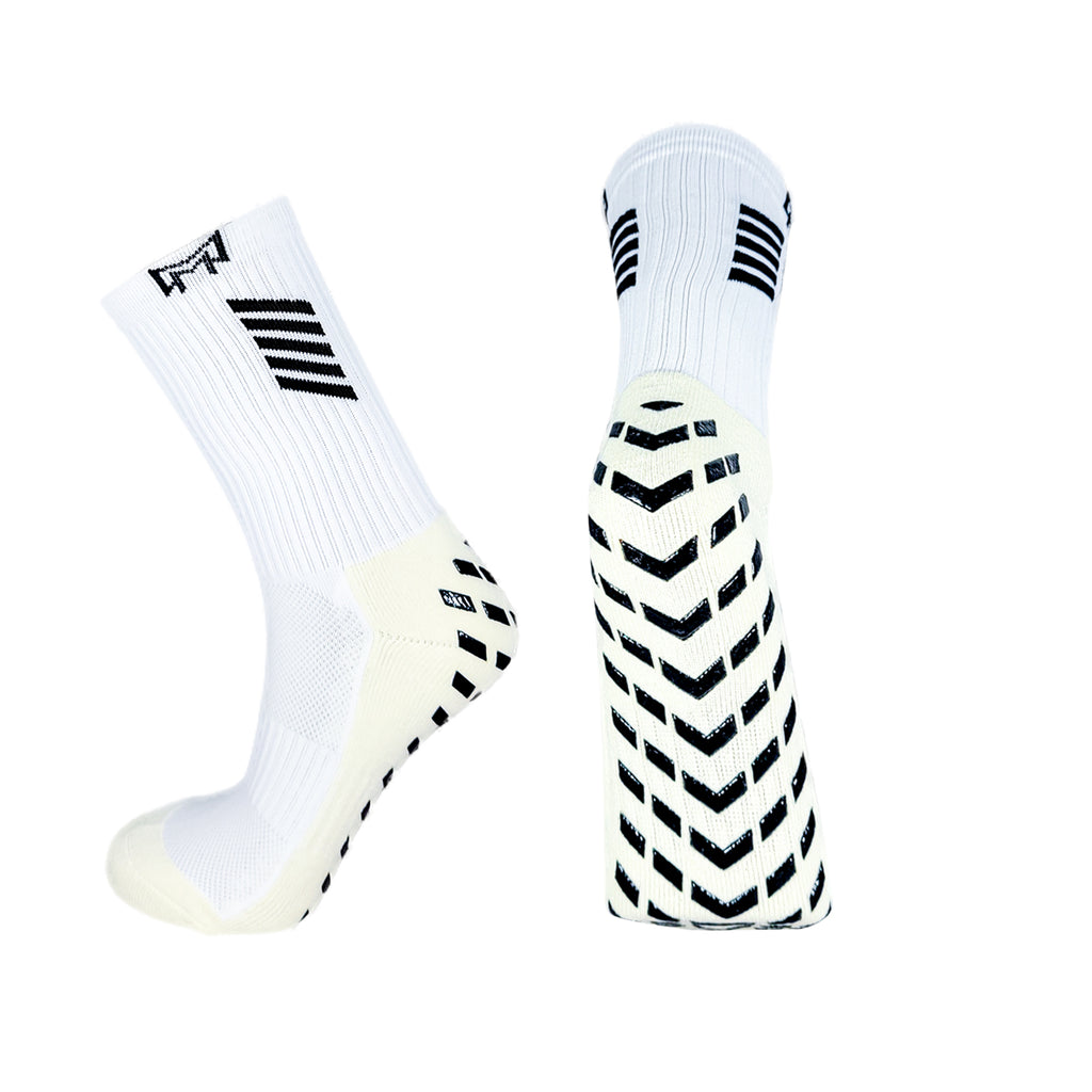 Maestro Grip Sock - White - MV1-WHITE-MAESTRO by Maestro | Available at Niky's Sports