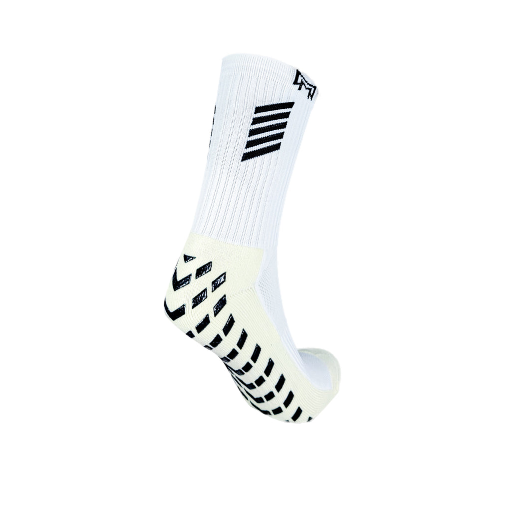 Maestro Grip Sock - White - MV1-WHITE-MAESTRO by Maestro | Available at Niky's Sports