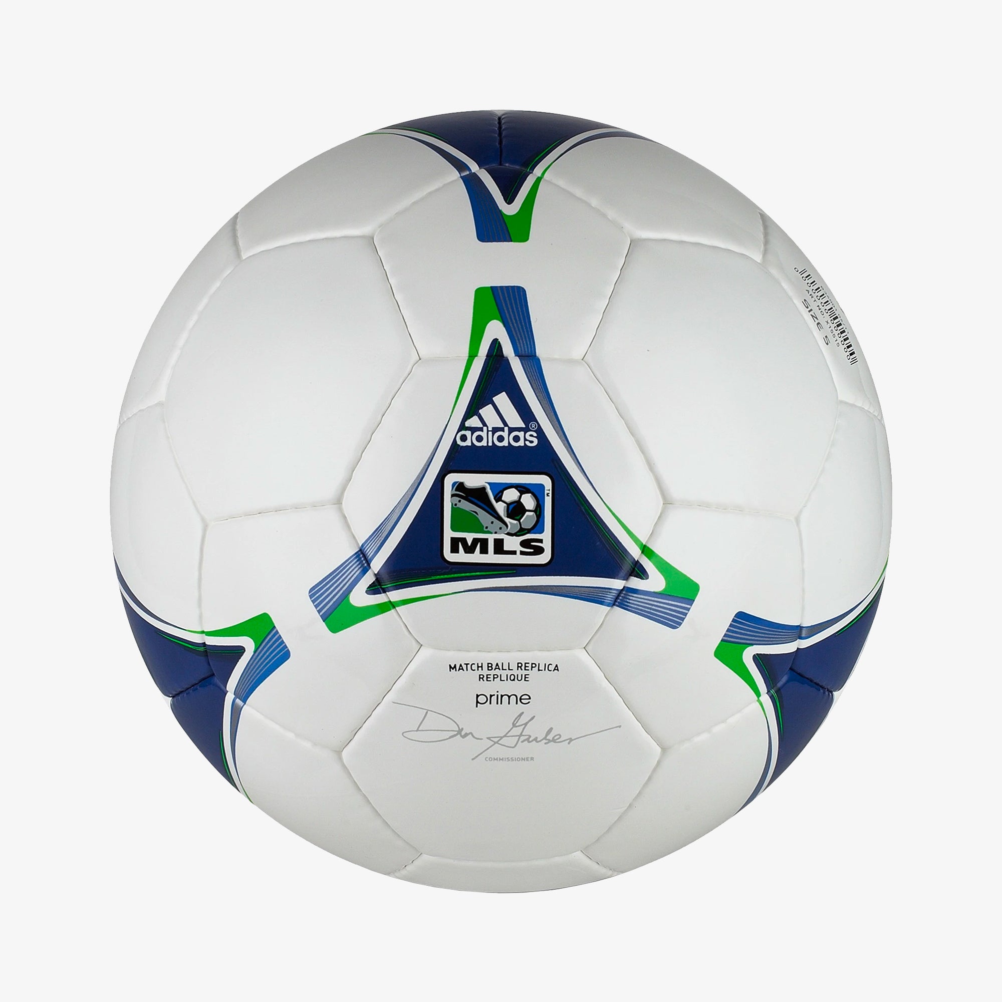 2012 MLS Replique Soccer Ball - White/Navy - X15515-ADIDAS by Adidas | Available at Niky's Sports
