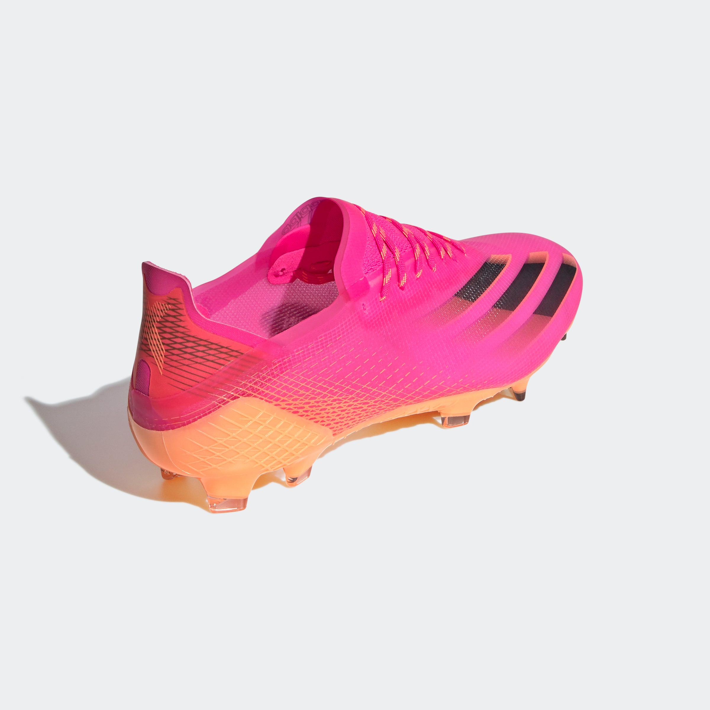 X Ghosted.1 FG Soccer Cleats - Shock Pink/Core Black/Screaming Orange