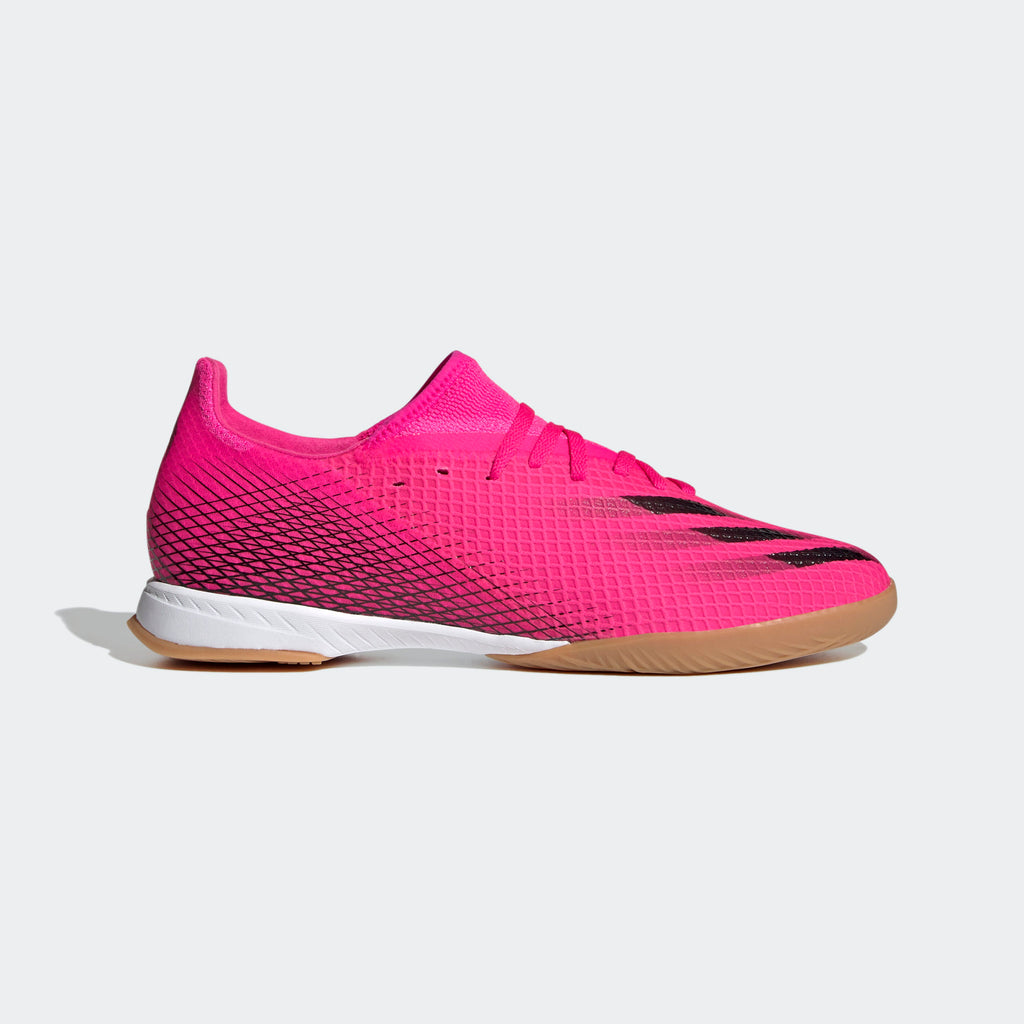 X GHOSTED.3 INDOOR SHOES Men's Shock Pink - FW6938-ADIDAS by Adidas | Available at Niky's Sports