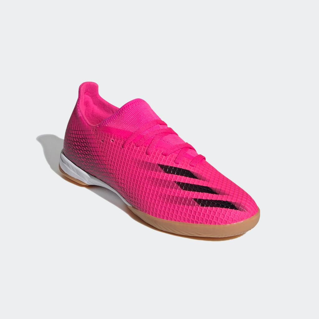 X GHOSTED.3 INDOOR SHOES Men's Shock Pink - FW6938-ADIDAS by Adidas | Available at Niky's Sports