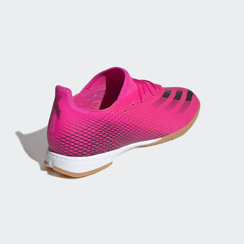X GHOSTED.3 INDOOR SHOES Men's Shock Pink - FW6938-ADIDAS by Adidas | Available at Niky's Sports