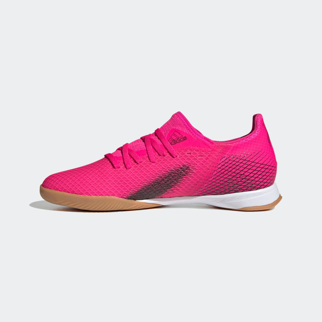 X GHOSTED.3 INDOOR SHOES Men's Shock Pink - FW6938-ADIDAS by Adidas | Available at Niky's Sports