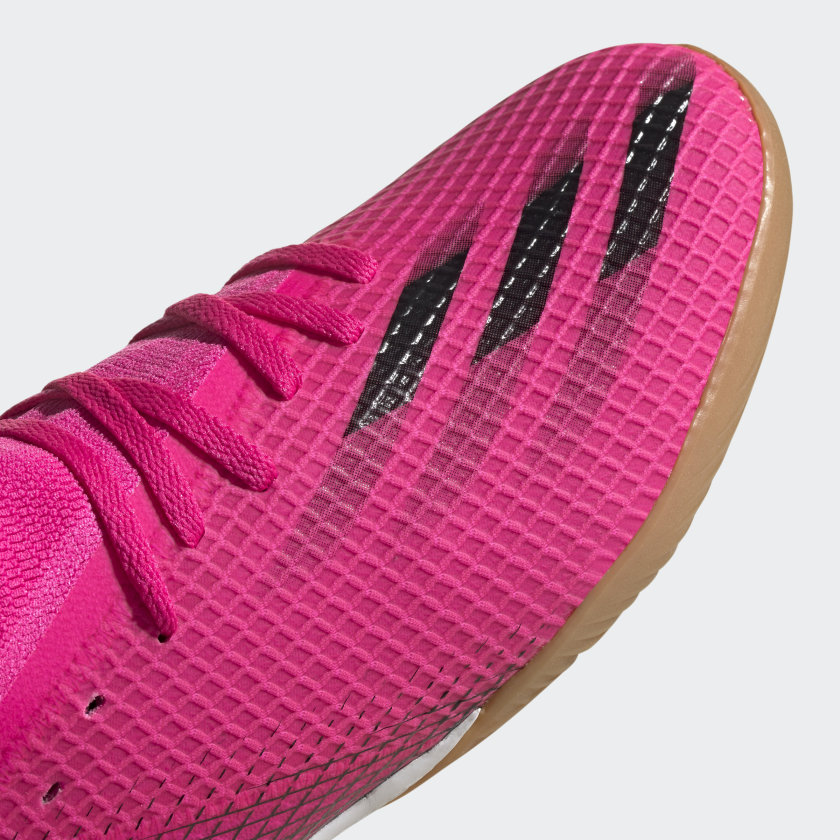 X GHOSTED.3 INDOOR SHOES Men's Shock Pink - FW6938-ADIDAS by Adidas | Available at Niky's Sports