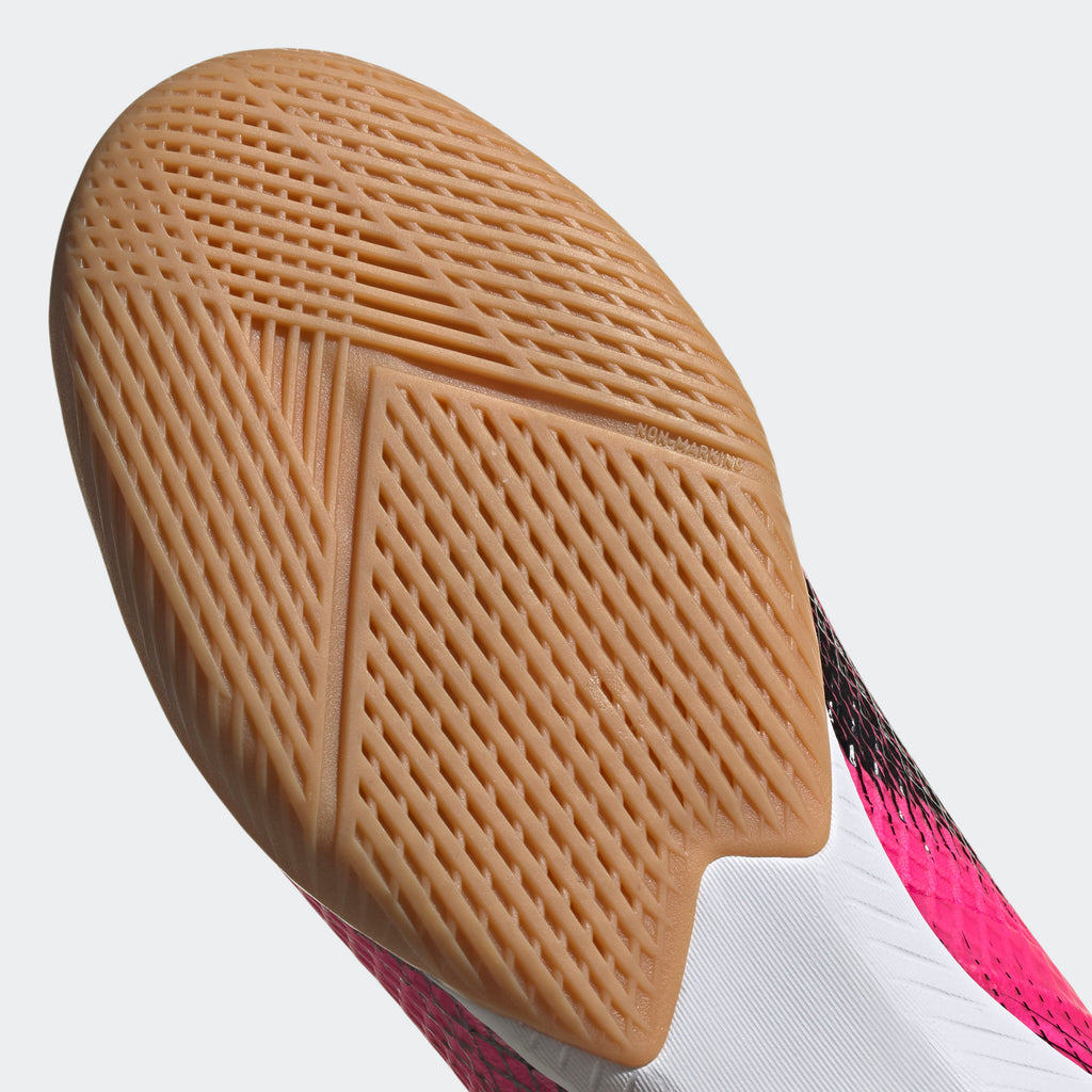 X GHOSTED.3 INDOOR SHOES Men's Shock Pink - FW6938-ADIDAS by Adidas | Available at Niky's Sports