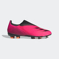 X Ghosted.3 Laceless  FG Cleats - Shock Pink Men's - FW6968-ADIDAS by Adidas | Available at Niky's Sports
