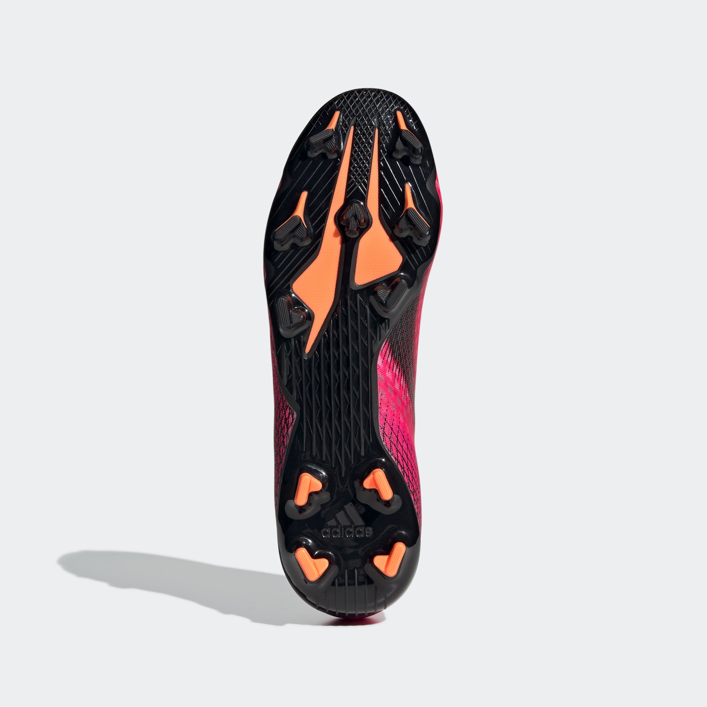 X Ghosted.3 Laceless  FG Cleats - Shock Pink Men's - FW6968-ADIDAS by Adidas | Available at Niky's Sports