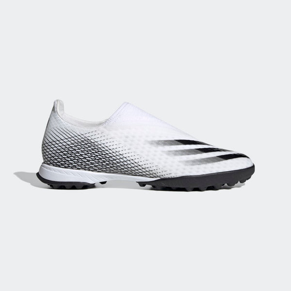 X Ghosted.3 Laceless Turf Soccer Shoes White Men's