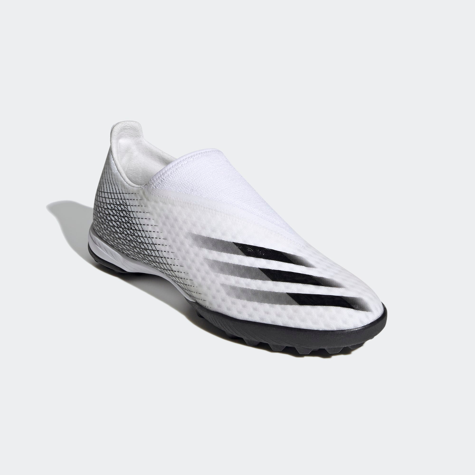 X Ghosted.3 Laceless Turf Soccer Shoes White Men's - EG8158-ADIDAS by Adidas | Available at Niky's Sports