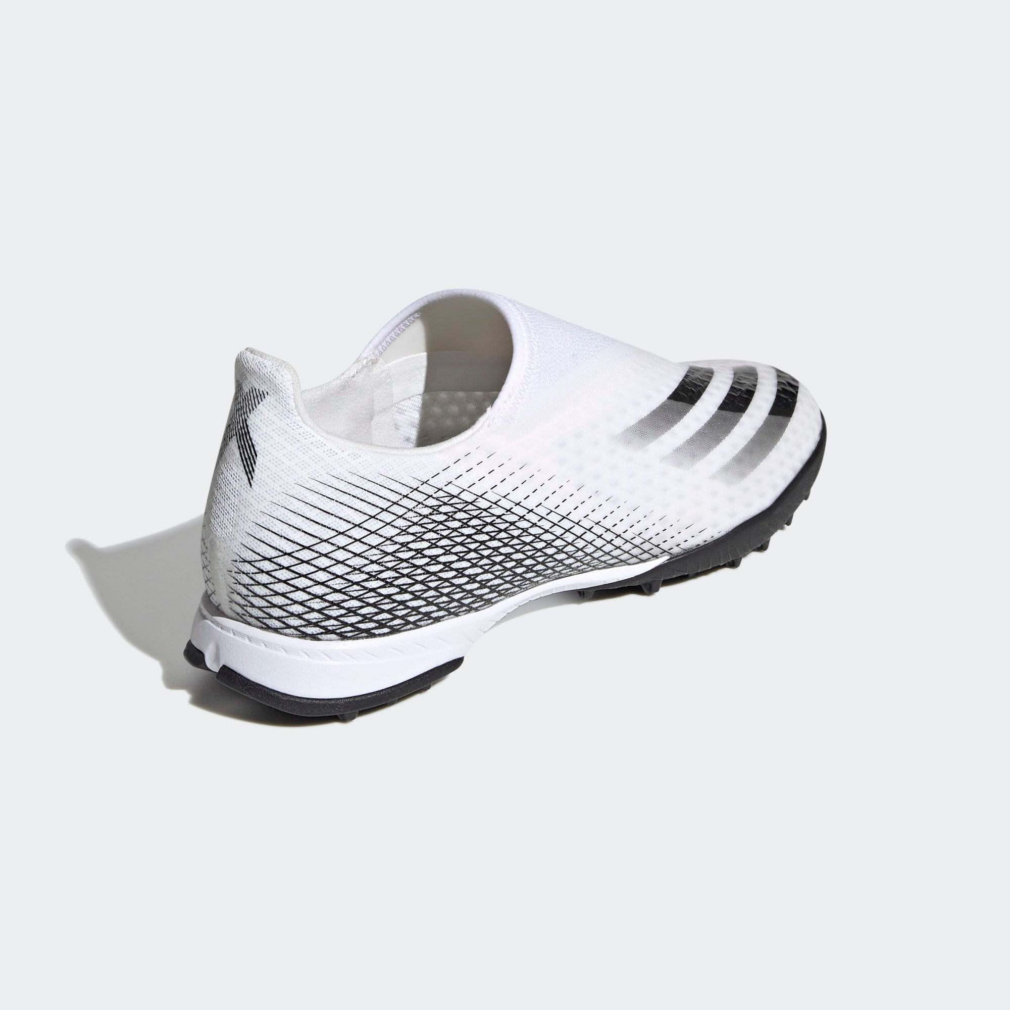 X Ghosted.3 Laceless Turf Soccer Shoes White Men's - EG8158-ADIDAS by Adidas | Available at Niky's Sports