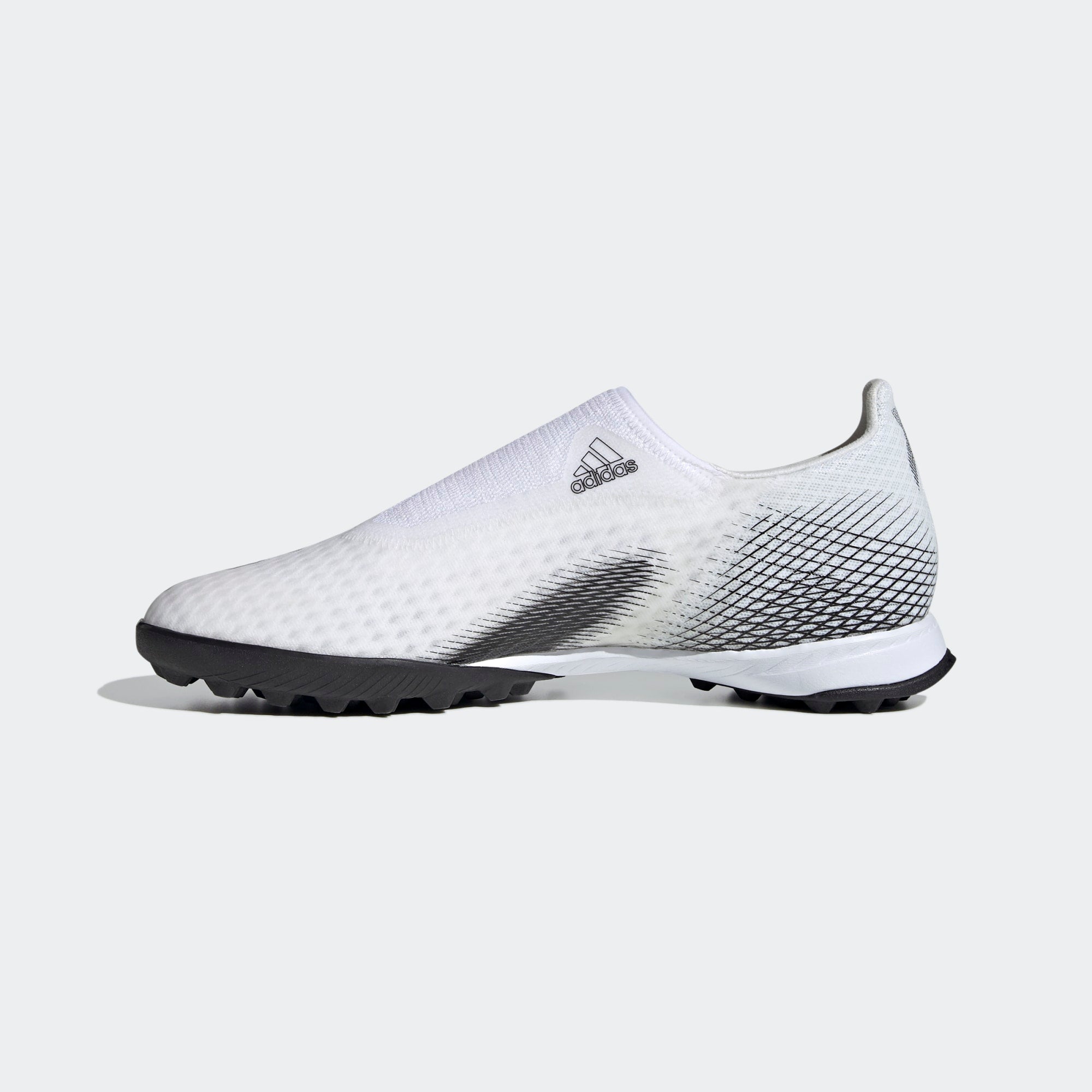 X Ghosted.3 Laceless Turf Soccer Shoes White Men's - EG8158-ADIDAS by Adidas | Available at Niky's Sports