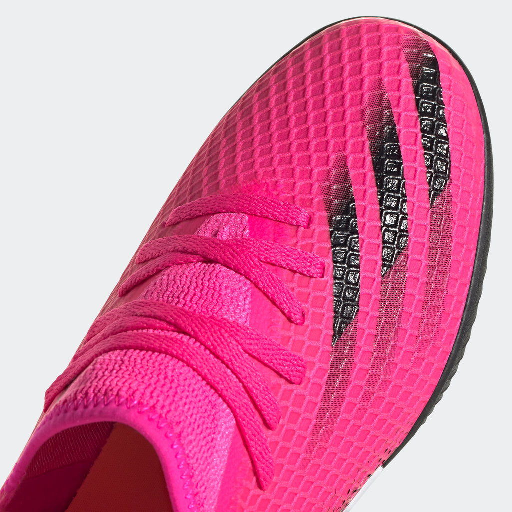X Ghosted.3 Turf Shoes - Shock Pink/Orange Youth