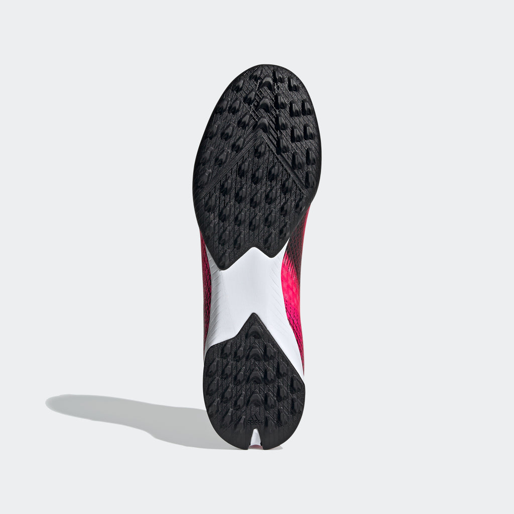 X Ghosted.3 Turf Shoes - Shock Pink Men's - FW6940-ADIDAS by Adidas | Available at Niky's Sports