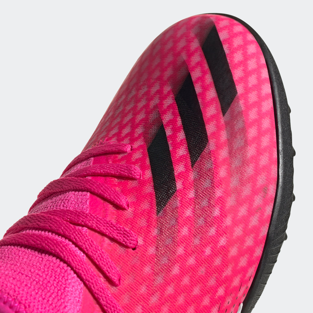 X Ghosted.3 Turf Shoes - Shock Pink Men's - FW6940-ADIDAS by Adidas | Available at Niky's Sports