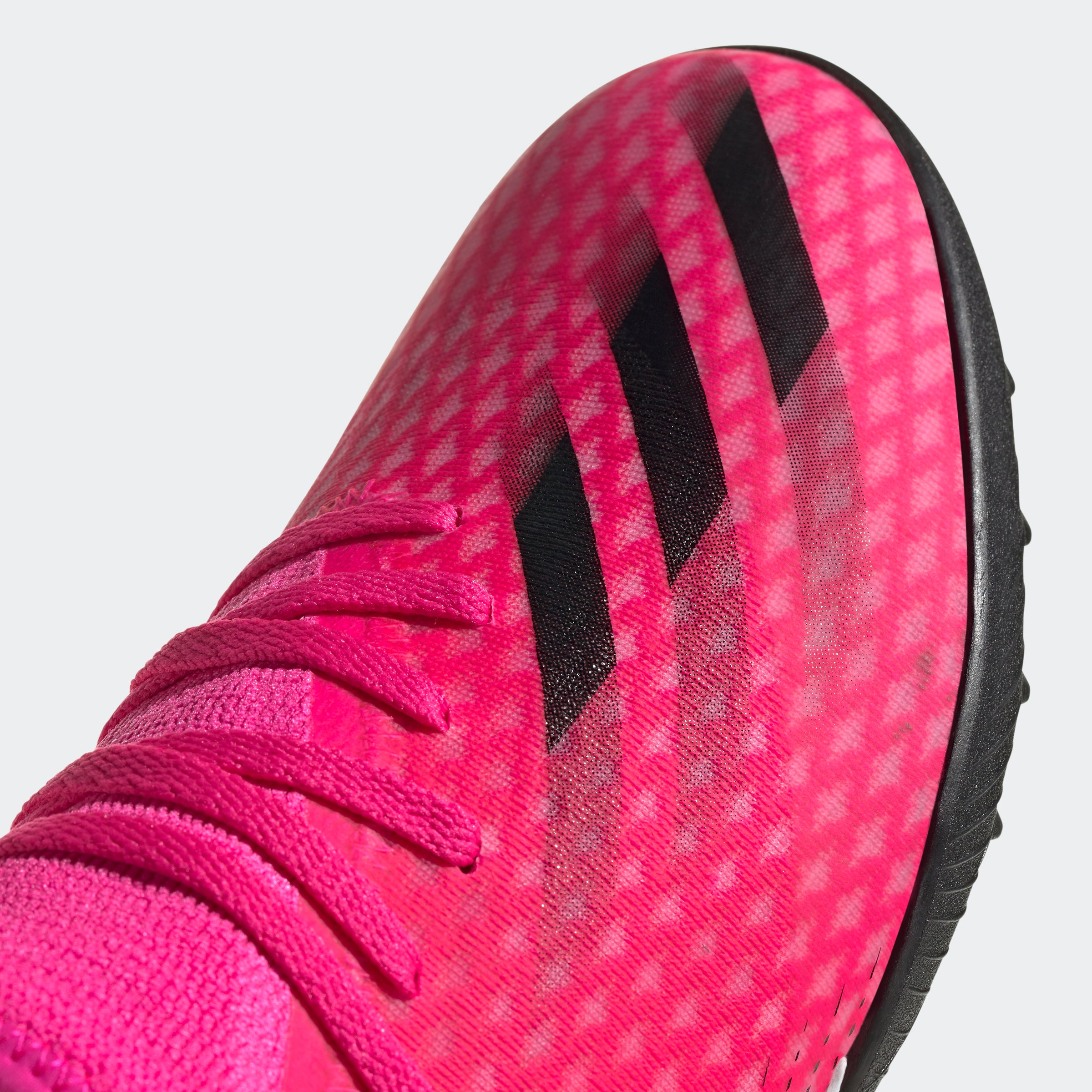 X Ghosted.3 Turf Shoes - Shock Pink Men's - FW6940-ADIDAS by Adidas | Available at Niky's Sports