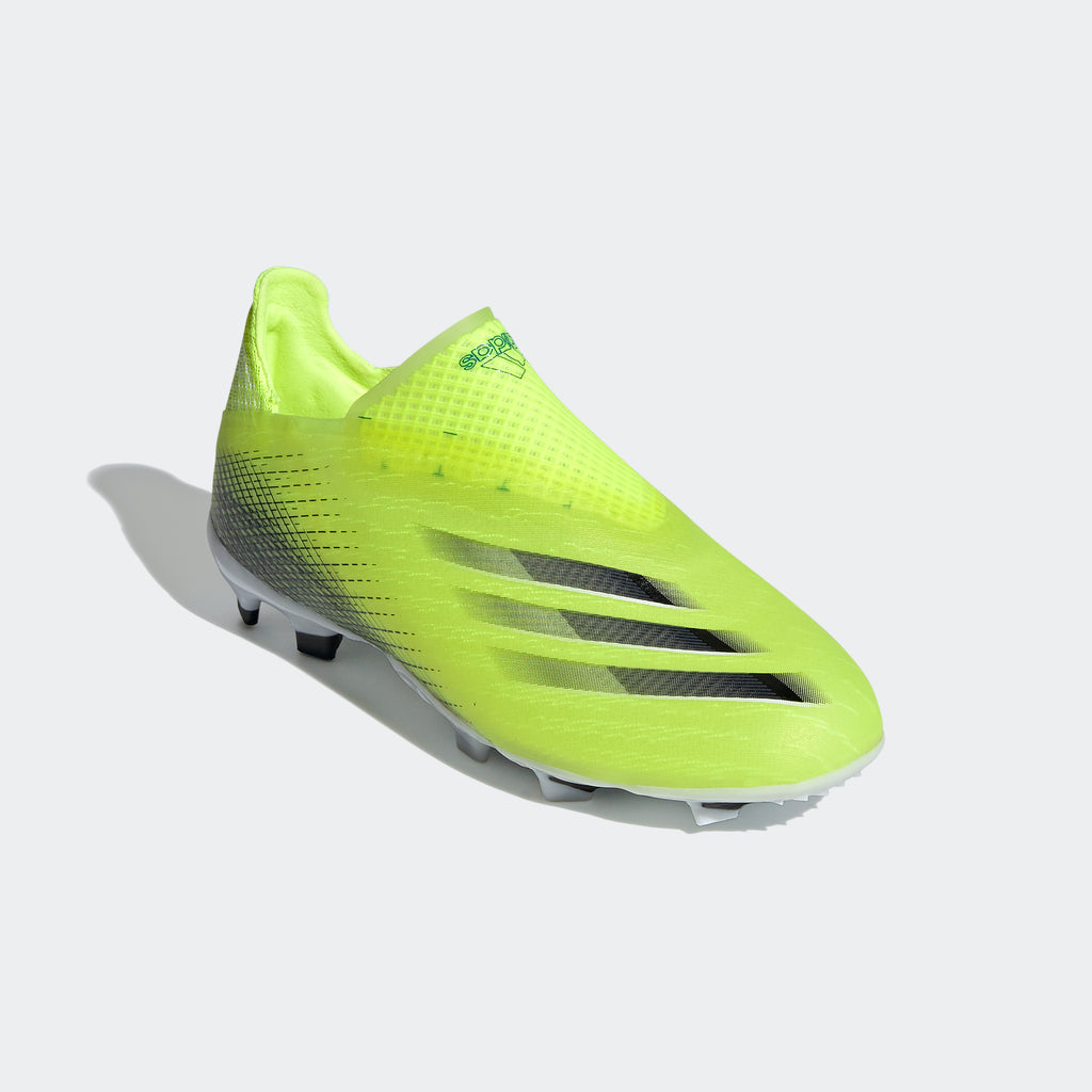 adidas X Ghosted+ Laceless Firm Ground Soccer Cleats - Youth - FW6966-ADIDAS by Adidas | Available at Niky's Sports