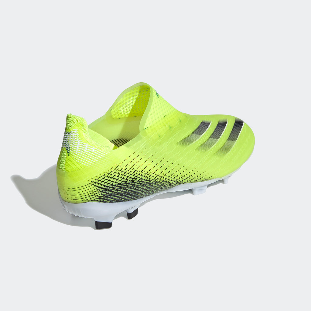adidas X Ghosted+ Laceless Firm Ground Soccer Cleats - Youth - FW6966-ADIDAS by Adidas | Available at Niky's Sports