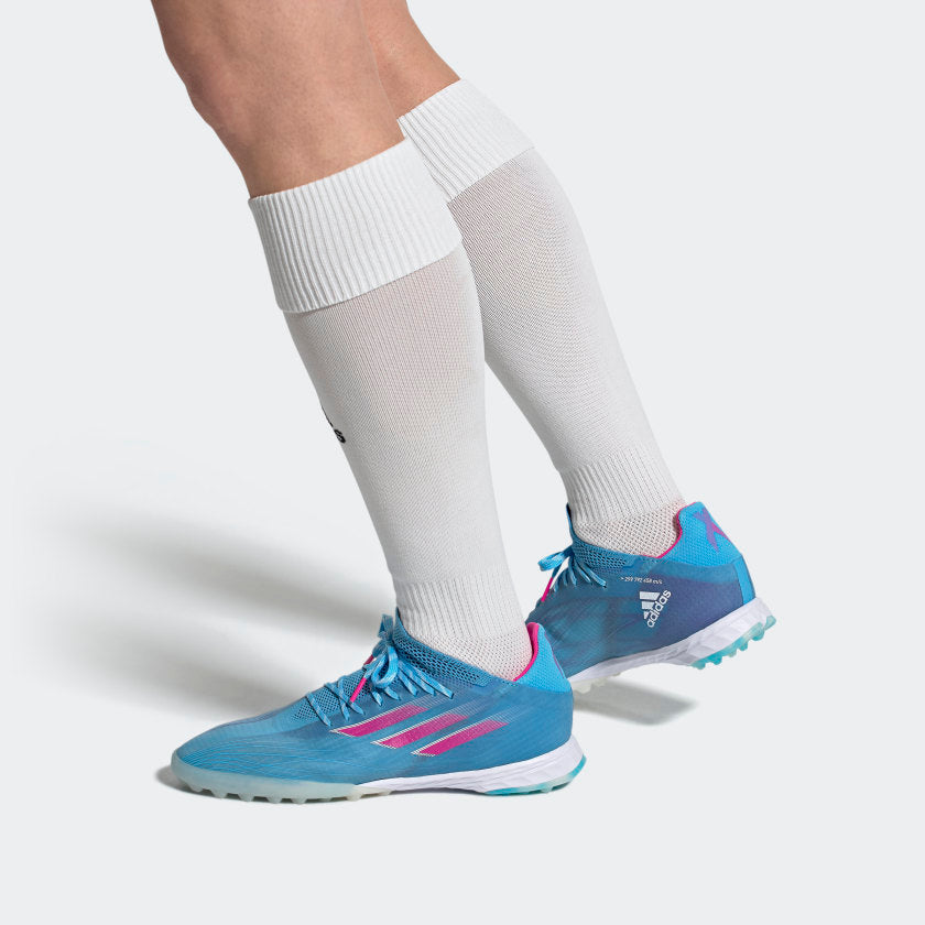X SPEEDFLOW.1 TURF SOCCER SHOES - GW7472-ADIDAS by Adidas | Available at Niky's Sports