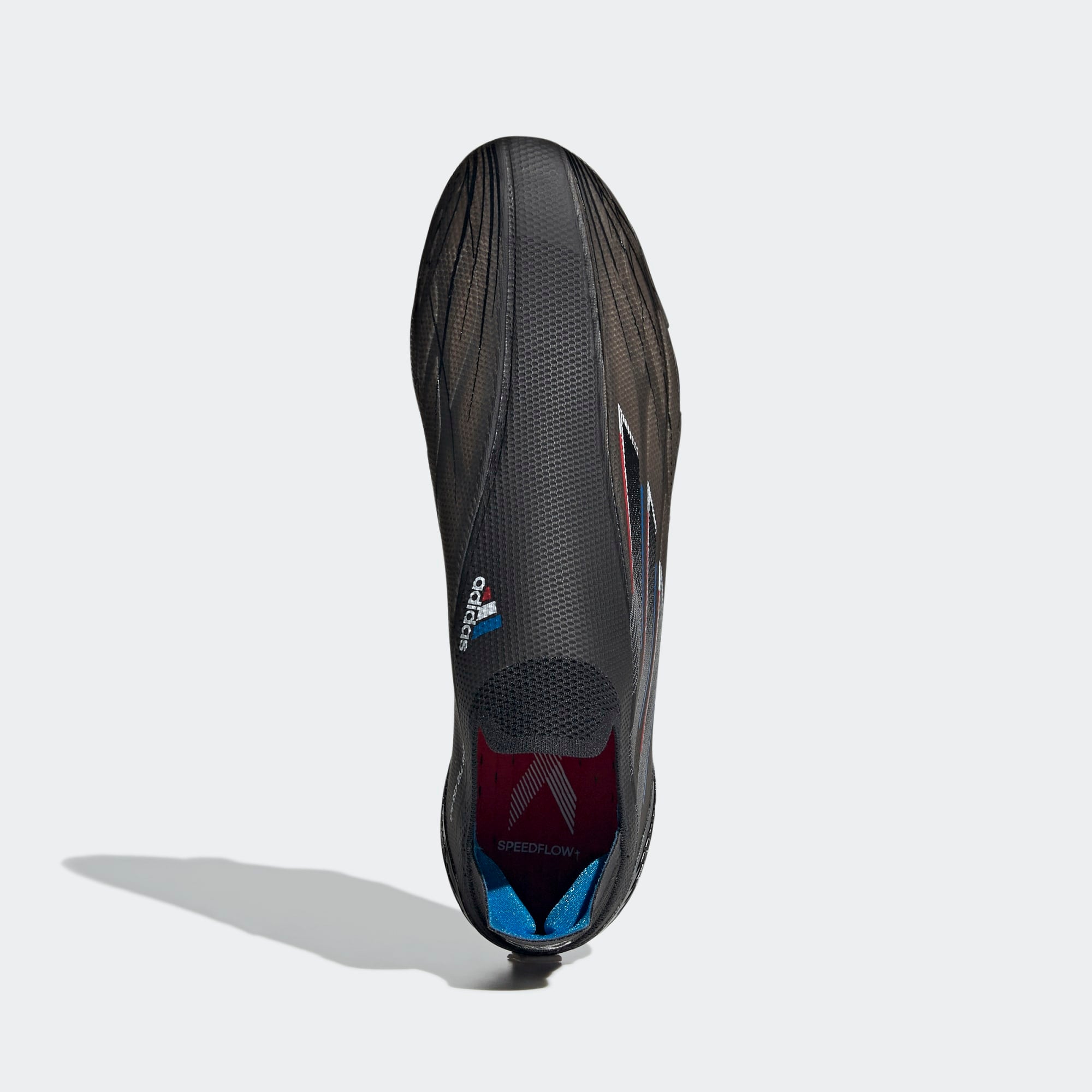 ADIDAS X SPEEDFLOW+ FIRM GROUND CLEATS BLACK - GW7439-ADIDAS by Adidas | Available at Niky's Sports