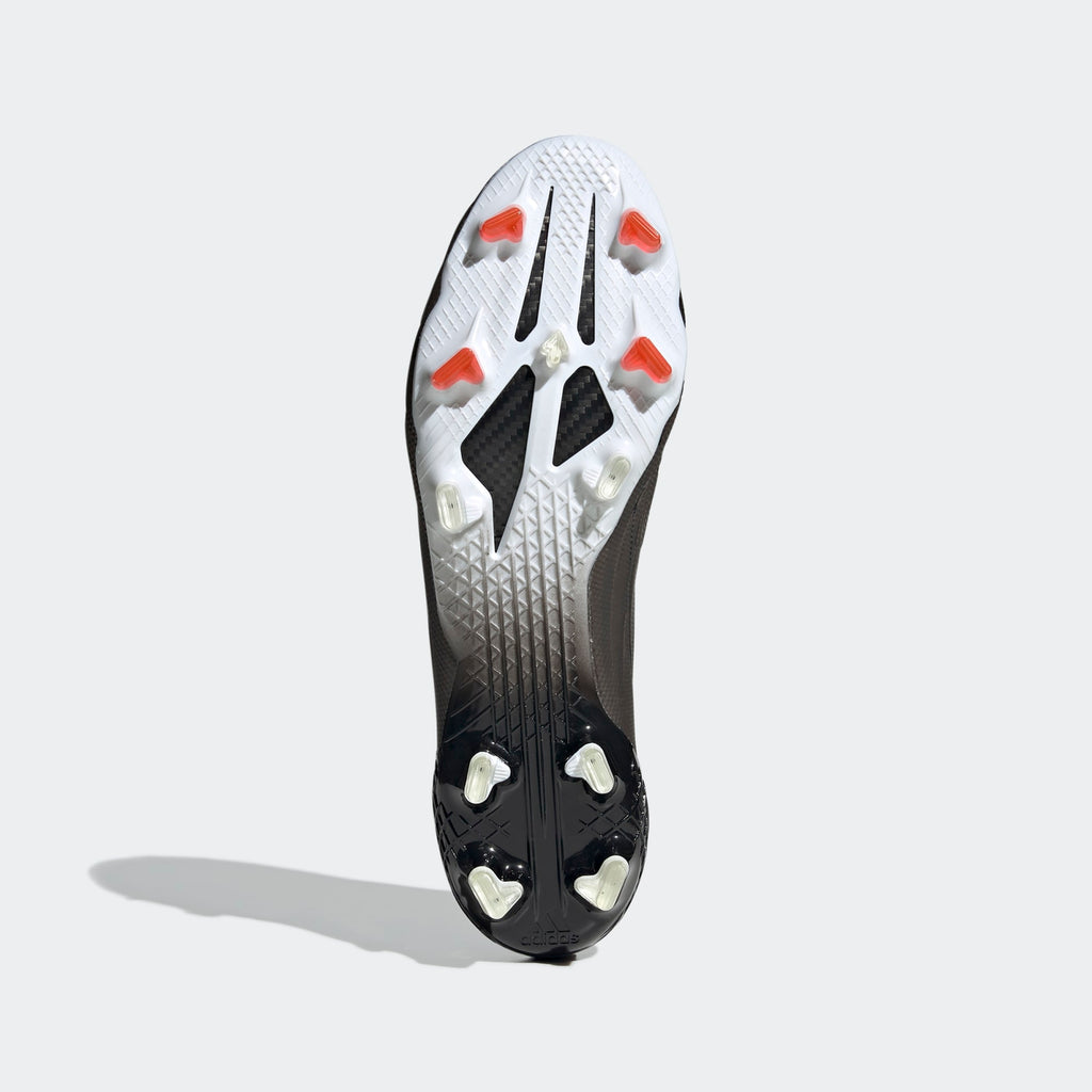 ADIDAS X SPEEDFLOW+ FIRM GROUND CLEATS BLACK - GW7439-ADIDAS by Adidas | Available at Niky's Sports