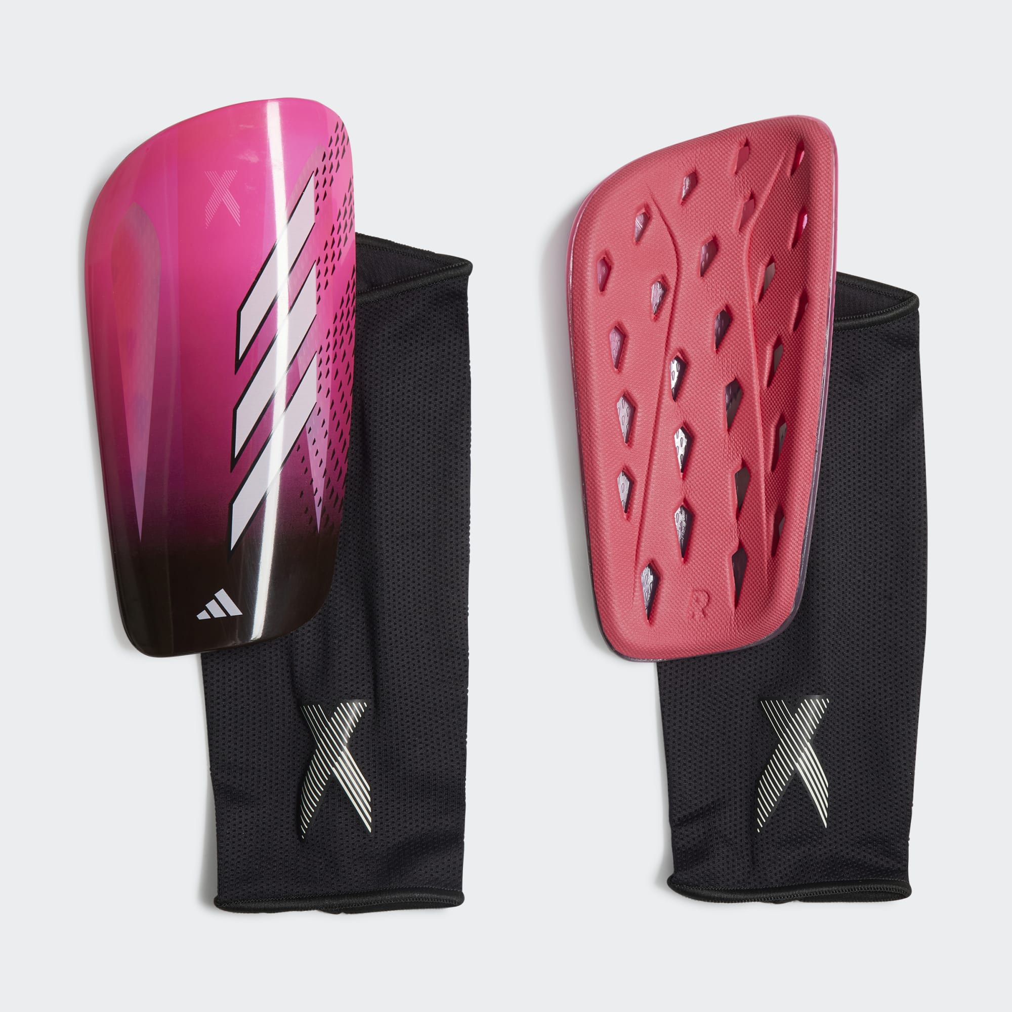 Adidas x League Shin Guards Pink Black