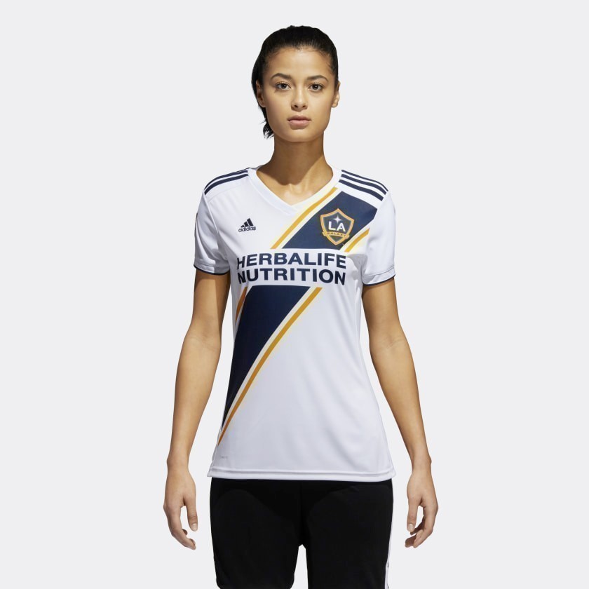 Women's LA Galaxy Home Jersey 2019 - CE3295-ADIDAS by Adidas | Available at Niky's Sports