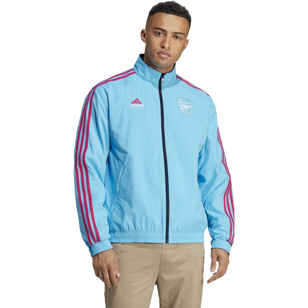 ADIDAS MEN'S ARSENAL FC ANTHEM JACKET - HT7155-ADIDAS by adidas | Available at Niky's Sports