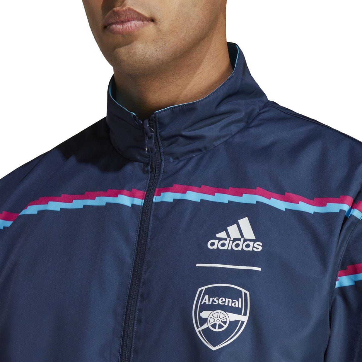 ADIDAS MEN'S ARSENAL FC ANTHEM JACKET - HT7155-ADIDAS by adidas | Available at Niky's Sports