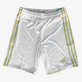 Fortore Game Soccer Short White/Gold Youth - CSCF86492W-ADIDAS by Adidas | Available at Niky's Sports
