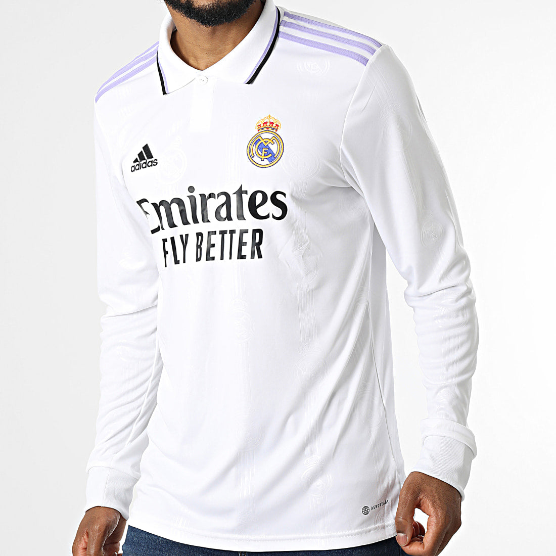 Real Madrid Home Long Sleeve Jersey 22/23